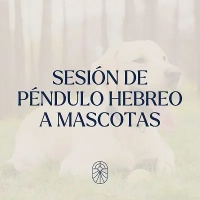 Sesión de Péndulo Hebreo a Mascotas