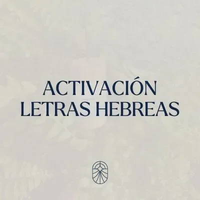 activacion letras hebreas
